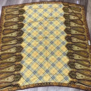 NWT Vintage Marina D’Este 100% Silk Square Fashion Scarf